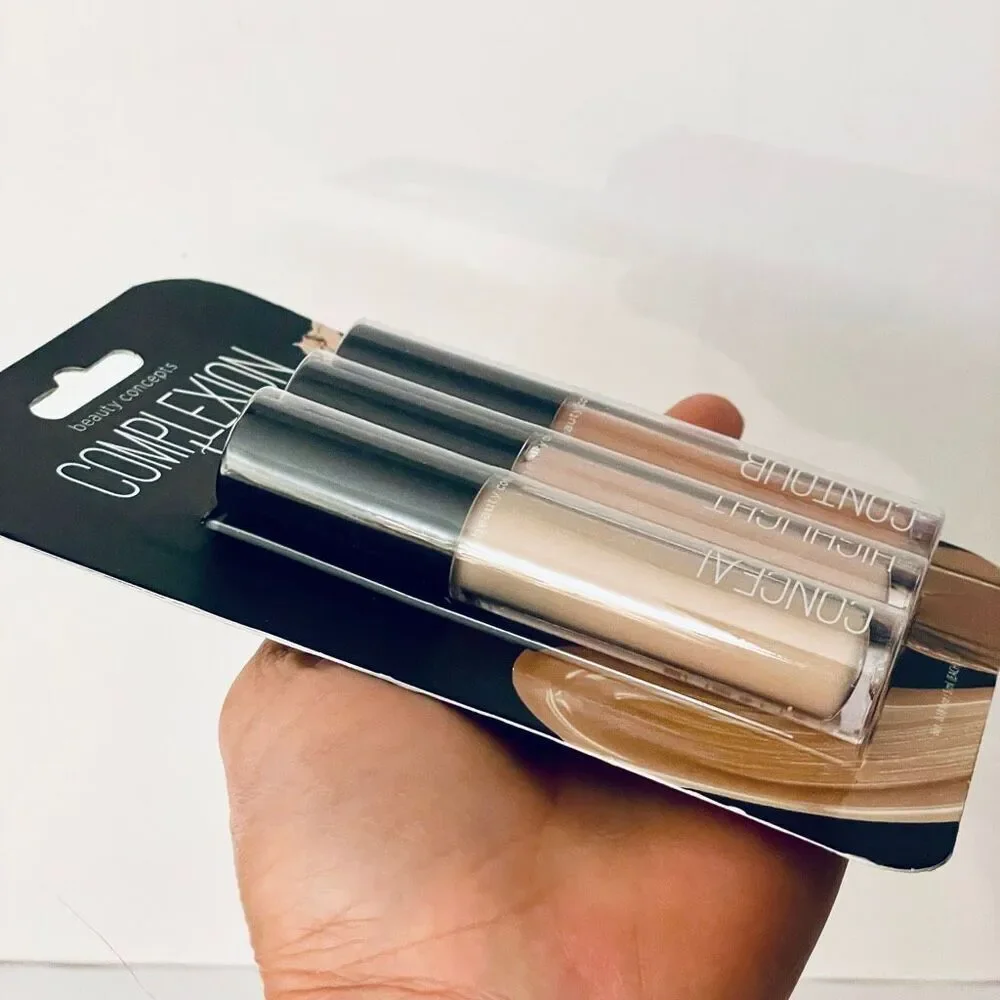 NWT Beauty Concepts Complexion Trio Concealer Highlighter Contour Radiant Glow